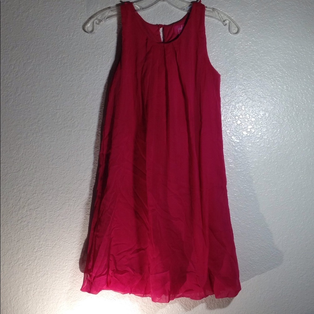 FINAL MARKDOWN GIRL'S Pinky Lined Shift-Style Dress (14)